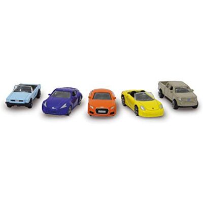 JAMARA Street Kings 1:64 Diecast Set B 5 pz. – Carrozzeria in Metallo, Licenza Ufficiale JAMARA Street Kings 1:64 Diecast Set B 5 pz. – Carrozzeria in Metallo, Licenza Ufficiale