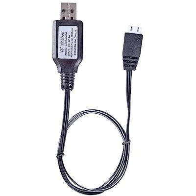 TTTLLNN XH-3P Reverse per telecomando auto aerei USB 7.4 V 1000 mAh batteria agli ioni di litio cavo di ricarica USB TTTLLNN XH-3P Reverse per telecomando auto aerei USB 7.4 V 1000 mAh batteria agli ioni di litio cavo di ricarica USB