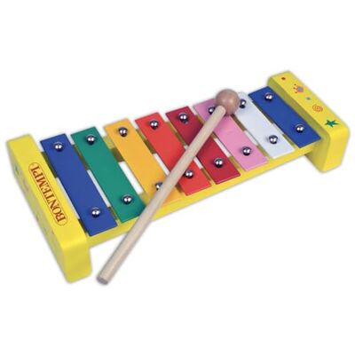 Bontempi RainbowChimes: Xilofono con 8 Note Metalliche Colorate per Melodie Scintillanti, 240x110x45 mm Bontempi RainbowChimes: Xilofono con 8 Note Metalliche Colorate per Melodie Scintillanti, 240x110x45 mm