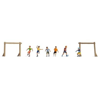 NOCH H0 Figure per bambini sulla piazza del bullone, H0 Miniature Figure Set per Modellismo Calcio Scene NOCH H0 Figure per bambini sulla piazza del bullone, H0 Miniature Figure Set per Modellismo Calcio Scene