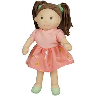 Heless Bambola Morbida Bambina Rosa con Simpatico Vestitino da Indossare e togliere, Alta Circa 22 cm, Morbida Bambola da coccolare, Giocare e Amare Heless Bambola Morbida Bambina Rosa con Simpatico Vestitino da Indossare e togliere, Alta Circa 22 cm, Morbida Bambola da coccolare, Giocare e Amare