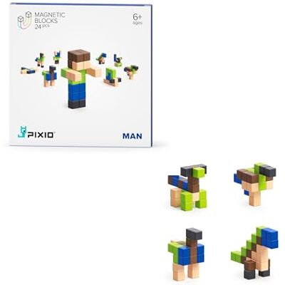 Bizak , Pixio 24 pezzi, Fai tante associazioni come immaginazioni, CREA Personaggi nuovi e divertenti con questo pack con infinite Possibilità, combinali Tutti. Man (64245010) Bizak , Pixio 24 pezzi, Fai tante associazioni come immaginazioni, CREA Personaggi nuovi e divertenti con questo pack con infinite Possibilità, combinali Tutti. Man (64245010)