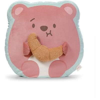 NICI mymochi Nomo Peluche a forma di orsetto con croissant, morbido ed elegante pupazzo da coccolare o come accessorio, per adulti e bambini, 35 x 33 x 12 cm, marrone NICI mymochi Nomo Peluche a forma di orsetto con croissant, morbido ed elegante pupazzo da coccolare o come accessorio, per adulti e bambini, 35 x 33 x 12 cm, marrone