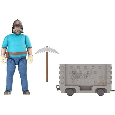 Mattel Minecraft Fuga dalla Miniera Esplosiva, set da collezione ispirato a Un film Minecraft con personaggio di Steve e accessori per l'estrazione inclusi, 6+ anni, Mattel Minecraft Fuga dalla Miniera Esplosiva, set da collezione ispirato a Un film Minecraft con personaggio di Steve e accessori per l'estrazione inclusi, 6+ anni,