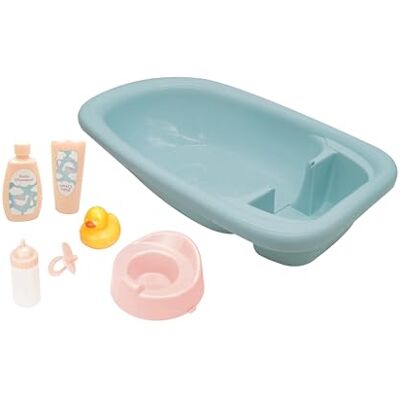 Tachan Vasca per bambole con accessori Set da bagno bambole Include Crema, Vasino Ciuccio e biberon (CPA Toy Group ) Tachan Vasca per bambole con accessori Set da bagno bambole Include Crema, Vasino Ciuccio e biberon (CPA Toy Group )