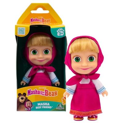 Giochi Preziosi Masha E Orso Bambola Masha Alta 12 Cm Con Vestito Estivo Rosso E Foulard Abbinato, Fedele Riproduzione Visto In Tv, Per Bambni A Partire Dai 3 Anni Giochi Preziosi Masha E Orso Bambola Masha Alta 12 Cm Con Vestito Estivo Rosso E Foulard Abbinato, Fedele Riproduzione Visto In Tv, Per Bambni A Partire Dai 3 Anni