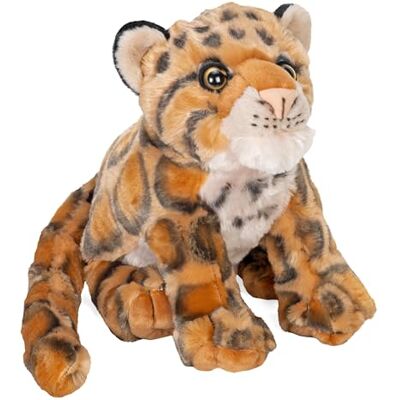 WILD REPUBLIC Cuddlekins Leopardo nebuloso, Peluche di Animali, 30 cm, Peluche per Neonati, Peluche per Regalo di Compleanno Imbottitura Realizzata Partendo da Bottiglie Riciclate WILD REPUBLIC Cuddlekins Leopardo nebuloso, Peluche di Animali, 30 cm, Peluche per Neonati, Peluche per Regalo di Compleanno Imbottitura Realizzata Partendo da Bottiglie Riciclate