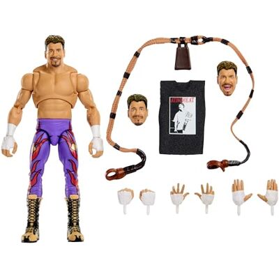 Mattel WWE Ultimate Edition Eddie Guerrero, action figure collezionabile e accessori inclusi, 30 punti di articolazione con teste e mani intercambiabili, 8+ anni, Mattel WWE Ultimate Edition Eddie Guerrero, action figure collezionabile e accessori inclusi, 30 punti di articolazione con teste e mani intercambiabili, 8+ anni,