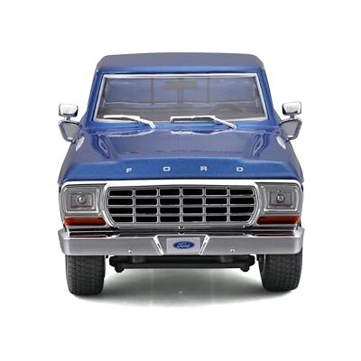 Maisto 1/20 Ford F150 Pick-Up Blu e Bianco Veicolo in miniatura in metallo, regalo per bambini dai 3 anni, gioco di immaginazione, creatività e avventura Maisto 1/20 Ford F150 Pick-Up Blu e Bianco Veicolo in miniatura in metallo, regalo per bambini dai 3 anni, gioco di immaginazione, creatività e avventura