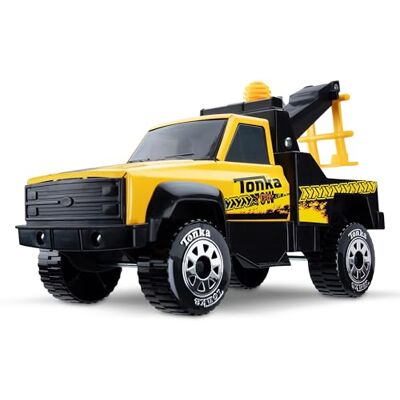 Tonka Steel Classics Carro attrezzi, , giocattoli da costruzione per bambini, veicoli giocattolo per giochi creativi, sviluppo delle abilità motorie, giallo-nero, per bambini e bambine dai 3 anni in su Tonka Steel Classics Carro attrezzi, , giocattoli da costruzione per bambini, veicoli giocattolo per giochi creativi, sviluppo delle abilità motorie, giallo-nero, per bambini e bambine dai 3 anni in su