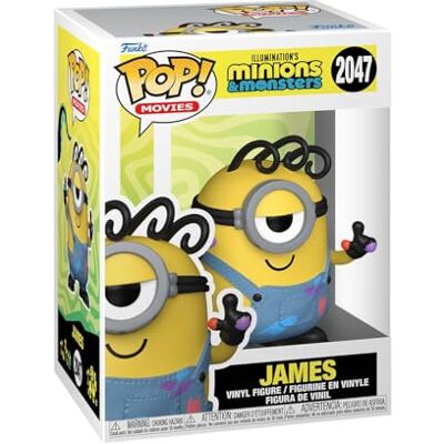 Funko POP! Movies: Minions & Monsters James Figura in vinile da collezione Idea regalo Prodotto ufficiale Giocattoli per bambini e adulti Modello di figura per collezionisti Funko POP! Movies: Minions & Monsters James Figura in vinile da collezione Idea regalo Prodotto ufficiale Giocattoli per bambini e adulti Modello di figura per collezionisti