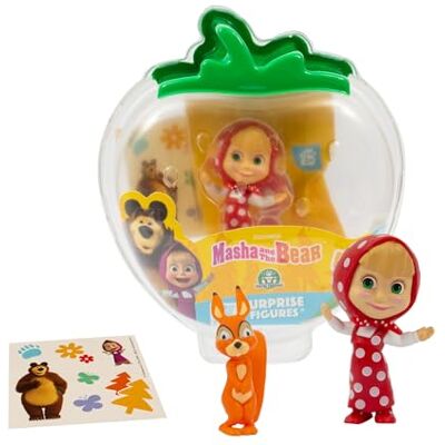 Giochi Preziosi Masha e Orso: Masha e Scoiattolo Set Personaggi da 7 cm, Confezione Trasportabile con Sticker, Personaggi Originali del Cartone Animato Masha e Orso, Per Bambini da 3 Anni in Su Giochi Preziosi Masha e Orso: Masha e Scoiattolo Set Personaggi da 7 cm, Confezione Trasportabile con Sticker, Personaggi Originali del Cartone Animato Masha e Orso, Per Bambini da 3 Anni in Su