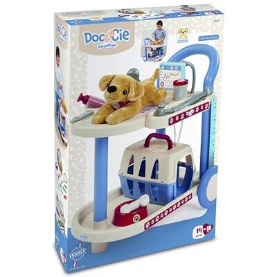 Ecoiffier Carrello del Veterinario con Accessori, Kit Veterinario Giocattolo per Bambini, Postazione Mobile con Strumenti Medici per Animali, Gioco di Ruolo Educativo dai 18 Mesi, 790000 Ecoiffier Carrello del Veterinario con Accessori, Kit Veterinario Giocattolo per Bambini, Postazione Mobile con Strumenti Medici per Animali, Gioco di Ruolo Educativo dai 18 Mesi, 790000