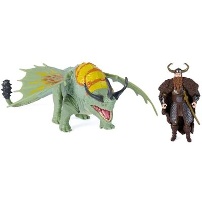 Spin Master Dragons DreamWorks, How to Train Your Dragon, Rumblehorn & Stoick, Action Figure del Duo Vichingo, Giocattoli per Bambini dai 4 Anni in su Spin Master Dragons DreamWorks, How to Train Your Dragon, Rumblehorn & Stoick, Action Figure del Duo Vichingo, Giocattoli per Bambini dai 4 Anni in su