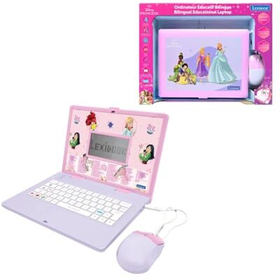 Lexibook , Computer Portatile Educativo Bilingue Disney Princess, 164 Attività in entrata, Giochi di apprendimento, Mouse e Tastiera Realistici, Grande Schermo, Rosa/Viola, Lexibook , Computer Portatile Educativo Bilingue Disney Princess, 164 Attività in entrata, Giochi di apprendimento, Mouse e Tastiera Realistici, Grande Schermo, Rosa/Viola,