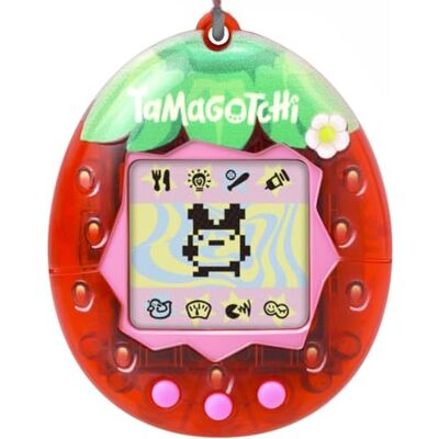 TAMAGOTCHI original – Bandai – Fresh Strawberry – Animaletto Virtuale Elettronico con Schermo LCD – Gioco Interattivo in italiano con Mini‑Giochi – Motivo Fragola – Giocattolo per Bambini 8+ – 42998 TAMAGOTCHI original – Bandai – Fresh Strawberry – Animaletto Virtuale Elettronico con Schermo LCD – Gioco Interattivo in italiano con Mini‑Giochi – Motivo Fragola – Giocattolo per Bambini 8+ – 42998