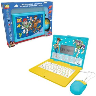 Lexibook , Disney Toy Story, Bilingual Educational Laptop German And English, 164 Activities, Large Screen 5,1 x 9,7 cm, Realistic Keyboard And Mouse, Slim And Stylish Design, Green, Lexibook , Disney Toy Story, Bilingual Educational Laptop German And English, 164 Activities, Large Screen 5,1 x 9,7 cm, Realistic Keyboard And Mouse, Slim And Stylish Design, Green,