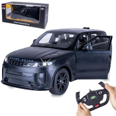 JAMARA Range Rover Sport SV 1:14 2.4GHz Porta manuale, Auto telecomandata RC Car, auto giocattolo per bambini con telecomando, modellino auto, idea regalo per bambini, luce LED JAMARA Range Rover Sport SV 1:14 2.4GHz Porta manuale, Auto telecomandata RC Car, auto giocattolo per bambini con telecomando, modellino auto, idea regalo per bambini, luce LED