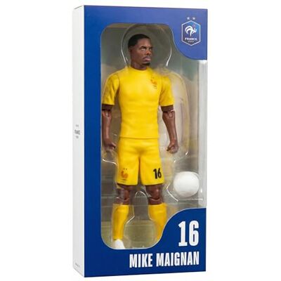 Megableu Statuetta FFF Maignan #16 – 20 cm – Grande figura calcio articolata 10 punti – Licenza ufficiale della squadra francese – Giocattolo calcio custode con palloncino – Regalo Fan Blus Megableu Statuetta FFF Maignan #16 – 20 cm – Grande figura calcio articolata 10 punti – Licenza ufficiale della squadra francese – Giocattolo calcio custode con palloncino – Regalo Fan Blus