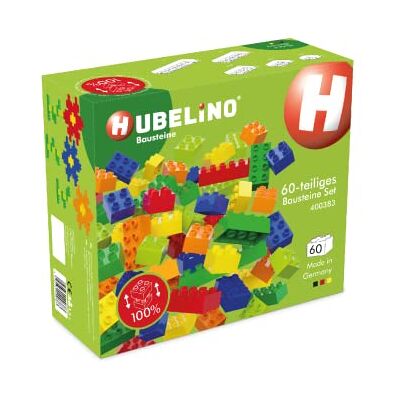 Hubelino Set di 60 mattoncini compatibili Hubelino Set di 60 mattoncini compatibili