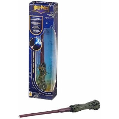 Famosa Harry Potter, bacchetta magica Harry 18 cm con punta luminosa, attiva il pulsante del manico per lanciare incantesimi, ideale per duelli, compatibile con App Light Painting giorno e notte Famosa Harry Potter, bacchetta magica Harry 18 cm con punta luminosa, attiva il pulsante del manico per lanciare incantesimi, ideale per duelli, compatibile con App Light Painting giorno e notte