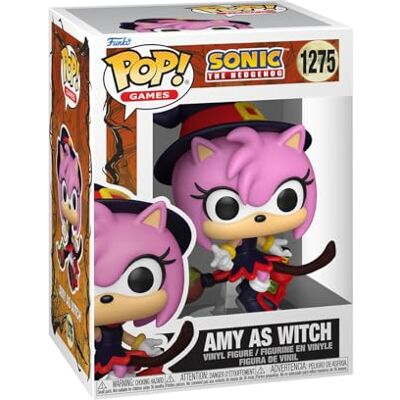 Funko POP! Games: Sonic The Hedgehog Amy on Broom Figura in vinile da collezione Idea regalo Prodotto ufficiale Giocattoli per bambini e adulti Modello di figura per collezionisti Funko POP! Games: Sonic The Hedgehog Amy on Broom Figura in vinile da collezione Idea regalo Prodotto ufficiale Giocattoli per bambini e adulti Modello di figura per collezionisti