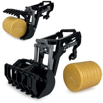 JAMARA Caricatore Frontale con Pala a Coccodrillo con Sfera Rotonda Piccola per Trattore radiocomandato 1:24S, Pinza per Palle Giocattolo Paglia, Accessori per Trattore RC 1:24S (405340 JAMARA Caricatore Frontale con Pala a Coccodrillo con Sfera Rotonda Piccola per Trattore radiocomandato 1:24S, Pinza per Palle Giocattolo Paglia, Accessori per Trattore RC 1:24S (405340