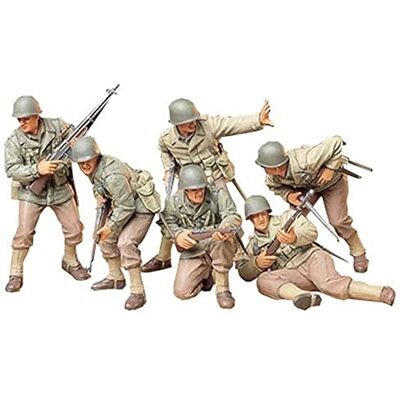 Tamiya 3000 Set Statuette Soldati della seconda Guerra Mondiale, Scala 1:35 Tamiya 3000 Set Statuette Soldati della seconda Guerra Mondiale, Scala 1:35