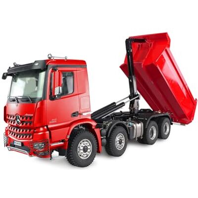 Amewi Mercedes-Benz Arocs Deflettore idraulico Pro 8x8 1:14 RTR rosso RC telecomandato Amewi Mercedes-Benz Arocs Deflettore idraulico Pro 8x8 1:14 RTR rosso RC telecomandato
