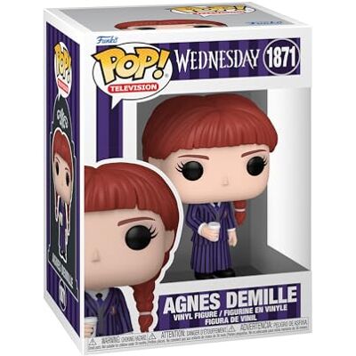 Funko POP! TV: Wednesday Season 2 Agnes DeMille Figura in vinile da collezione Idea regalo Prodotto ufficiale Giocattoli per bambini e adulti Modello di figura per collezionisti Funko POP! TV: Wednesday Season 2 Agnes DeMille Figura in vinile da collezione Idea regalo Prodotto ufficiale Giocattoli per bambini e adulti Modello di figura per collezionisti