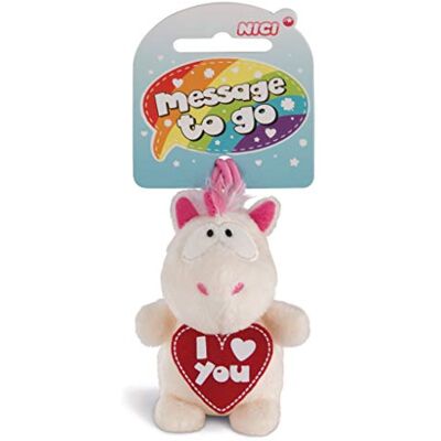 NICI Ciondolo unicorno Theodor I love you, 8 cm NICI Ciondolo unicorno Theodor I love you, 8 cm