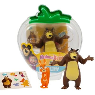 Giochi Preziosi Masha e Orso: Orso e Scoiattolo Set Personaggi da 7 cm, Confezione Trasportabile con Sticker, Personaggi Originali del Cartone Animato Masha e Orso, per Bambini da 3 Anni in su Giochi Preziosi Masha e Orso: Orso e Scoiattolo Set Personaggi da 7 cm, Confezione Trasportabile con Sticker, Personaggi Originali del Cartone Animato Masha e Orso, per Bambini da 3 Anni in su