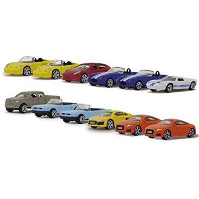 JAMARA Street Kings 1:64 Diecast Set B 12 pz. – Carrozzeria in Metallo, Licenza Ufficiale JAMARA Street Kings 1:64 Diecast Set B 12 pz. – Carrozzeria in Metallo, Licenza Ufficiale