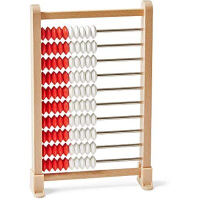 hand2mind Learning Resources Mini Rekenrek a 100 Palline (Set da 4), Abaco per la matematica, Risorse didattiche per imparare a contare in legno, Abachi a palline per la matematica di base hand2mind Learning Resources Mini Rekenrek a 100 Palline (Set da 4), Abaco per la matematica, Risorse didattiche per imparare a contare in legno, Abachi a palline per la matematica di base