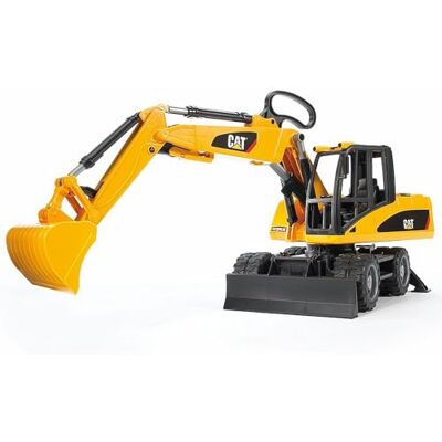 bruder escavatore mobile Cat, cantiere, veicolo da costruzione, retroescavatore, giocattolo bruder escavatore mobile Cat, cantiere, veicolo da costruzione, retroescavatore, giocattolo