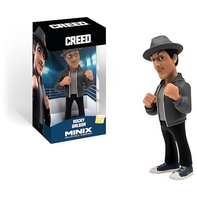 MINIX Figura Rocky Leather Creed Collezionismo da 12 cm per esposizione, idea regalo per bambini e adulti, collezionisti, fan TV & cinema MN14569 MINIX Figura Rocky Leather Creed Collezionismo da 12 cm per esposizione, idea regalo per bambini e adulti, collezionisti, fan TV & cinema MN14569