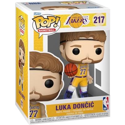 Funko POP! NBA: LA Lakers Luka Dončić Figura in vinile da collezione Idea regalo Prodotto ufficiale Giocattoli per bambini e adulti Modello di figura per collezionisti ed esposizione Funko POP! NBA: LA Lakers Luka Dončić Figura in vinile da collezione Idea regalo Prodotto ufficiale Giocattoli per bambini e adulti Modello di figura per collezionisti ed esposizione