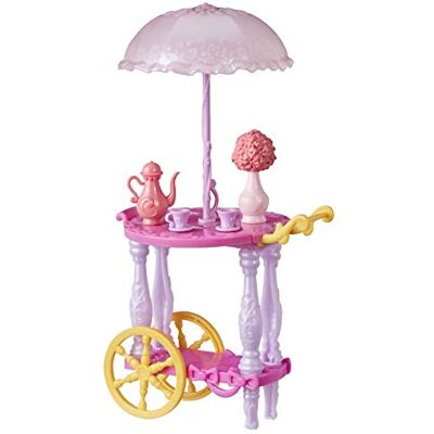 Hasbro Disney Prinzessin- DPR-Carrello da tè Senza Bambola, Colore Rosa, E6622 Hasbro Disney Prinzessin- DPR-Carrello da tè Senza Bambola, Colore Rosa, E6622