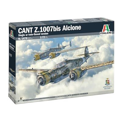 Italeri CANT Z.1007 Alcione, scala 1:72, Plastic Model Kit/Modello in plastica da montare Italeri CANT Z.1007 Alcione, scala 1:72, Plastic Model Kit/Modello in plastica da montare