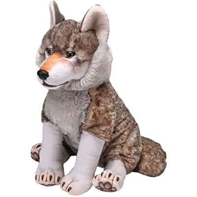 WILD REPUBLIC Artist Collection Lupo, Regalo per Bambini, 38 cm, Peluche, riempimento da Bottiglie d'Acqua riciclate WILD REPUBLIC Artist Collection Lupo, Regalo per Bambini, 38 cm, Peluche, riempimento da Bottiglie d'Acqua riciclate