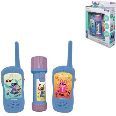Lexibook , Disney Stitch, Kit avventuriero Stitch con walkie Talkie e Torcia Bussola, Blu, Lexibook , Disney Stitch, Kit avventuriero Stitch con walkie Talkie e Torcia Bussola, Blu,