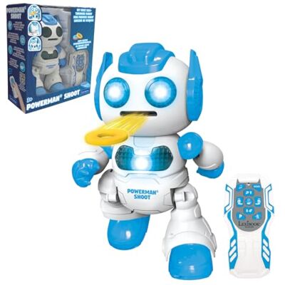 Lexibook , Powerman® Shoot Il Mio Primo Robot lanciadischi, Robot telecomandato programmabile, Suona Musica e Balla, Effetti sonori e Luminosi, 12 Dischi di gommapiuma, Lexibook , Powerman® Shoot Il Mio Primo Robot lanciadischi, Robot telecomandato programmabile, Suona Musica e Balla, Effetti sonori e Luminosi, 12 Dischi di gommapiuma,