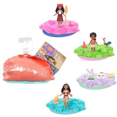 Mattel Disney Oceania Conchiglia Oceanica a Sorpresa, mini bambola o animaletto a sorpresa con conchiglia, sabbia modellabile e 3 accessori ispirati al film inclusi, 3+ anni, Mattel Disney Oceania Conchiglia Oceanica a Sorpresa, mini bambola o animaletto a sorpresa con conchiglia, sabbia modellabile e 3 accessori ispirati al film inclusi, 3+ anni,