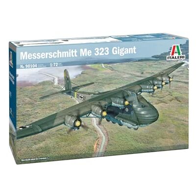 Italeri 90104 Messerschmitt Me 323 Gigant, scala 1:72, Plastic Model Kit/Modello in plastica da montare Italeri 90104 Messerschmitt Me 323 Gigant, scala 1:72, Plastic Model Kit/Modello in plastica da montare