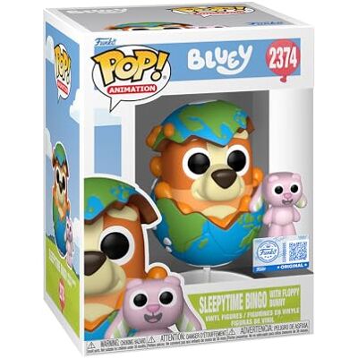 Funko POP! & Buddy: Bluey Bingo with Floppy Figura in vinile da collezione Idea regalo Prodotto ufficiale Giocattoli per bambini e adulti Modello di figura per collezionisti Funko POP! & Buddy: Bluey Bingo with Floppy Figura in vinile da collezione Idea regalo Prodotto ufficiale Giocattoli per bambini e adulti Modello di figura per collezionisti