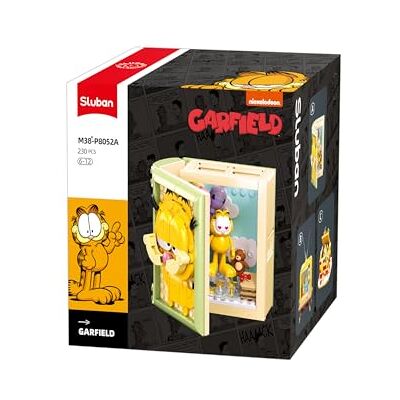 Sluban Garfield Gioco da costruzione, 230 pezzi, Nickelodeon, modello , per bambini 6-12 anni Sluban Garfield Gioco da costruzione, 230 pezzi, Nickelodeon, modello , per bambini 6-12 anni