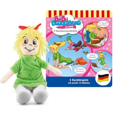 tonies Peluche per Toniebox, Bibi Blocksberg racconta Storie di streghe, gioco d'udito per bambini dai 5 anni in su, tempo di gioco circa 49 minuti tonies Peluche per Toniebox, Bibi Blocksberg racconta Storie di streghe, gioco d'udito per bambini dai 5 anni in su, tempo di gioco circa 49 minuti