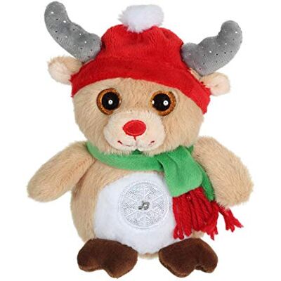 Gipsy Renna Peluche, , Rosso, 16 cm Gipsy Renna Peluche, , Rosso, 16 cm