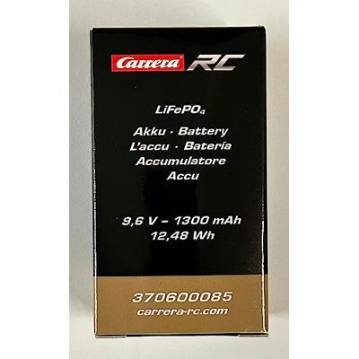 Carrera LiFePo4 BATTERIA 9,6V 1300mAH Carrera LiFePo4 BATTERIA 9,6V 1300mAH