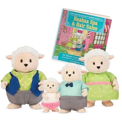 Li'L Woodzeez La pecora Snipadoodles Pecora giocattolo Figurine da collezione Playset di figurine per bambini 3 anni + Li'L Woodzeez La pecora Snipadoodles Pecora giocattolo Figurine da collezione Playset di figurine per bambini 3 anni +